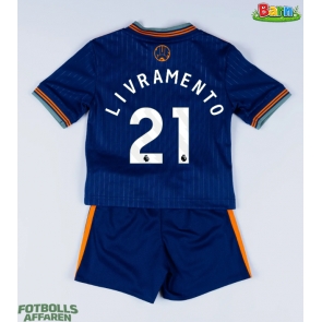 Newcastle United Tino Livramento #21 Tredjeställ Barn 2025-26 Kortärmad (+ Korta byxor)